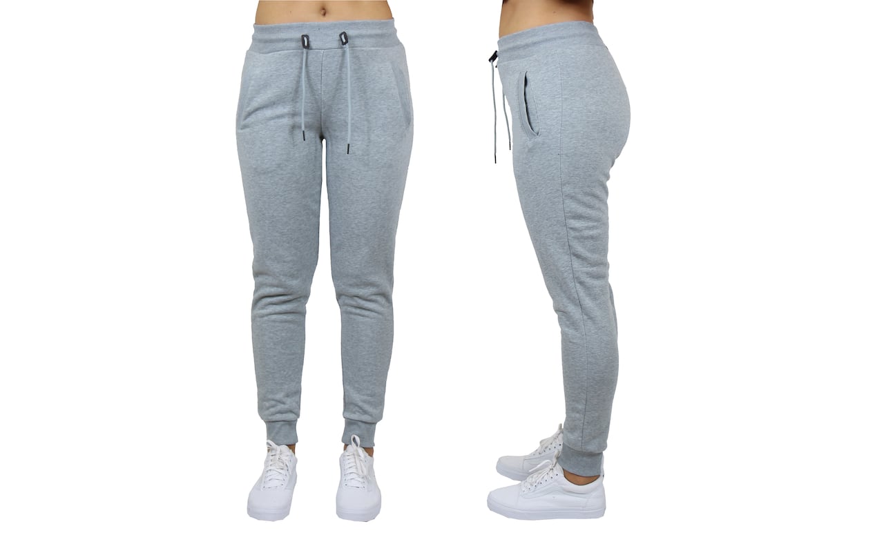 Galaxy by Harvic Slim Fit Heavyweight Fleece-Lined Women’s Joggers